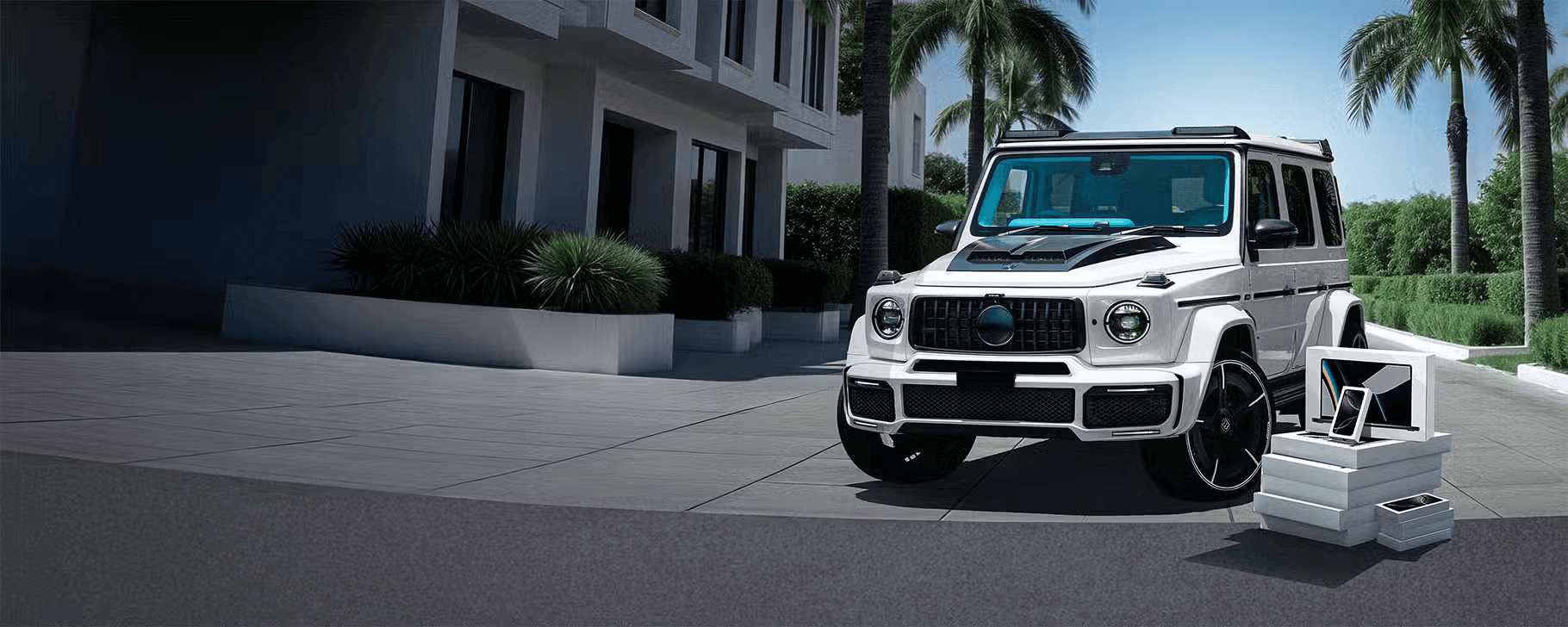 Luxury, speed, and technology<br>We're giving away a Mercedes and prizes from Apple<br>Dive into the game with LUCKY DRIVE<br>
